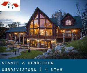 Stanze a Henderson Subdivisions 1-4 (Utah)